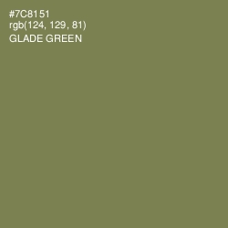 #7C8151 - Glade Green Color Image